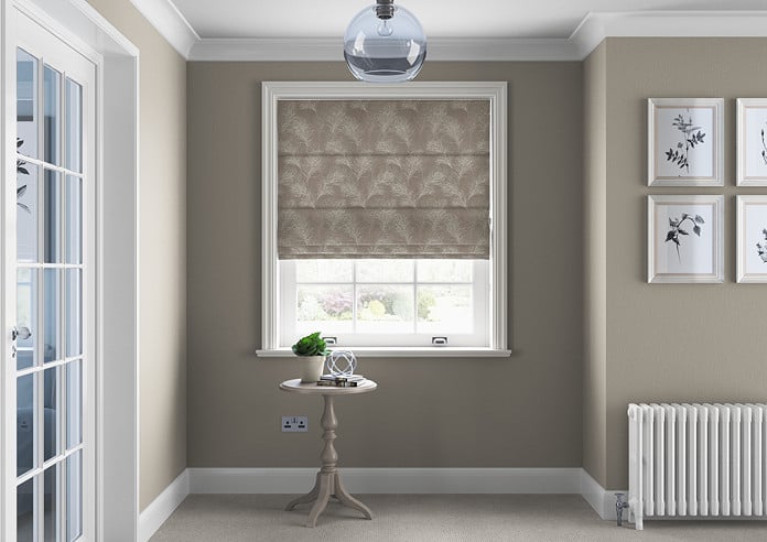 Feather, Coffee - Twist&Fit Roman Blind - Image 5